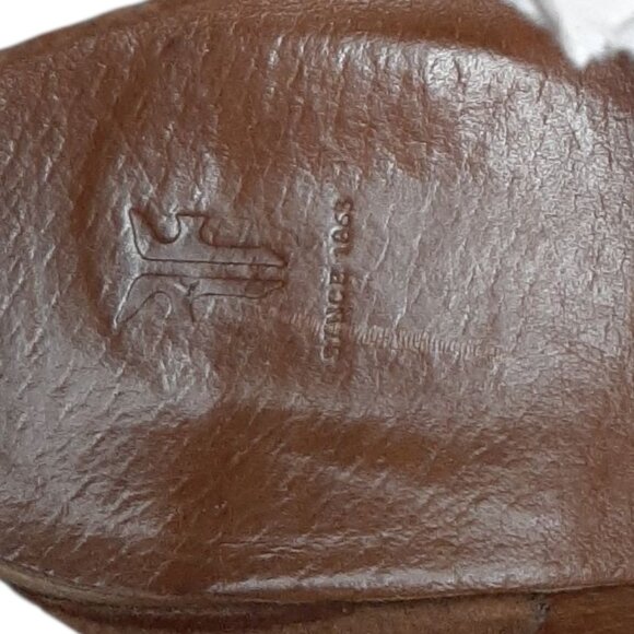 Frye Cara Gray Leather Mid Calf Roper Boots SZ 9 - Picture 14 of 16